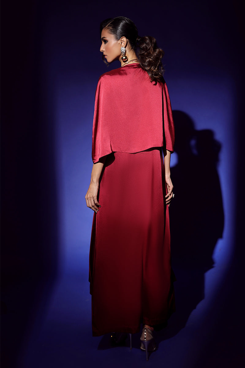 Wardha Saleem | Luxury Pret Fusion Wear | VEGA DRAPE (2PC) - Riwayat-e-Khas