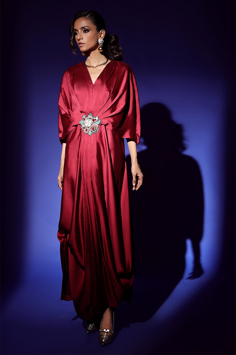 Wardha Saleem | Luxury Pret Fusion Wear | VEGA DRAPE (2PC) - Riwayat-e-Khas