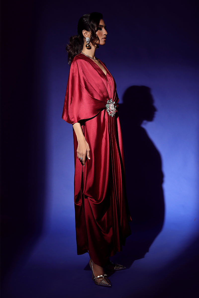 Wardha Saleem | Luxury Pret Fusion Wear | VEGA DRAPE (2PC) - Riwayat-e-Khas
