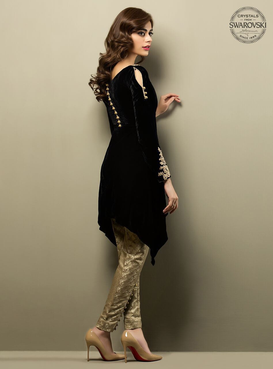 Zainab Chottani | Semi Formals | JET SOLITAIRE - Riwayat-e-Khas