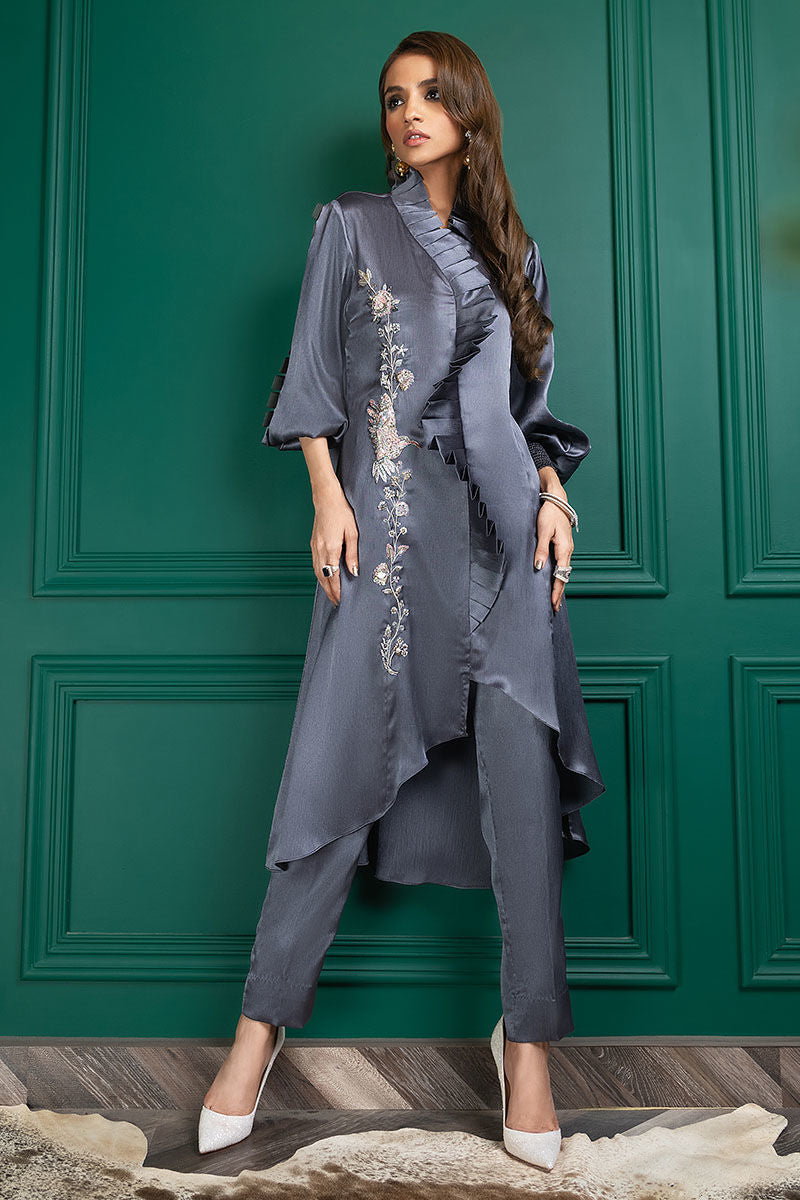 Wardha Saleem | Luxury Pret Fusion Wear | WS22-031 - Riwayat-e-Khas