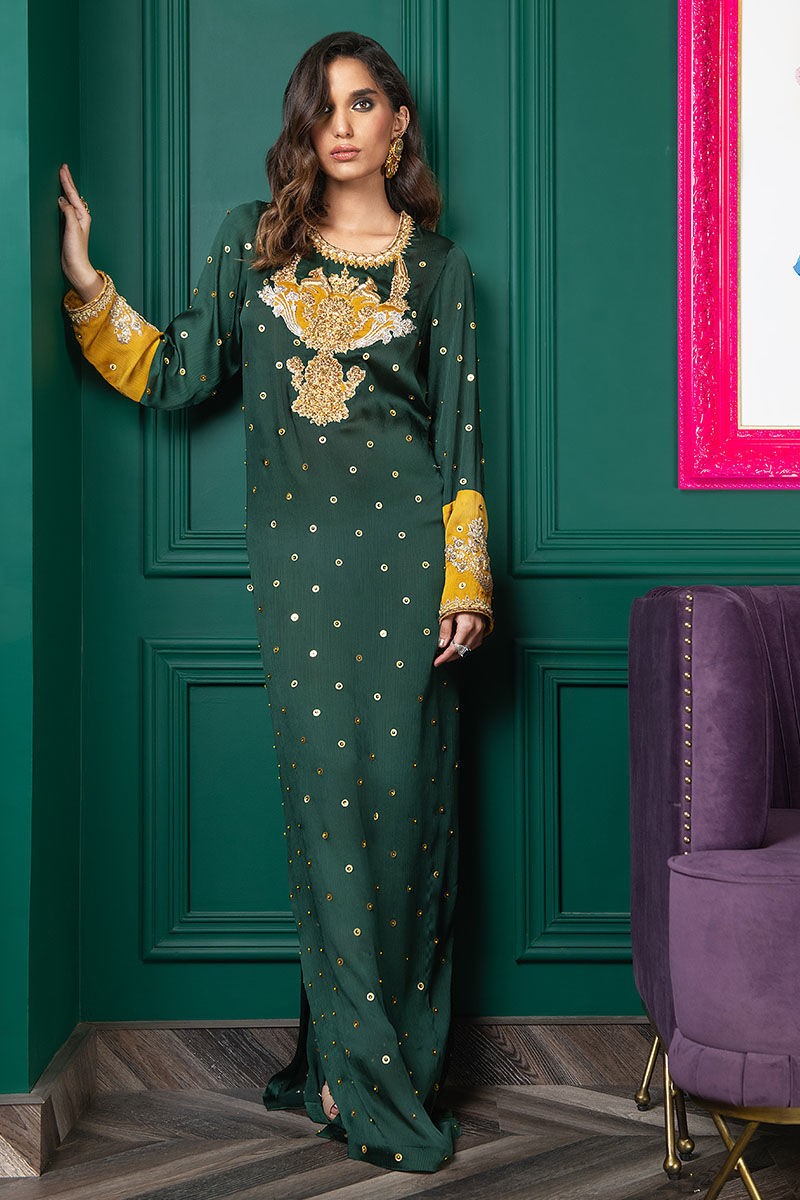 Wardha Saleem | Luxury Pret Fusion Wear | WS22-034 - Riwayat-e-Khas