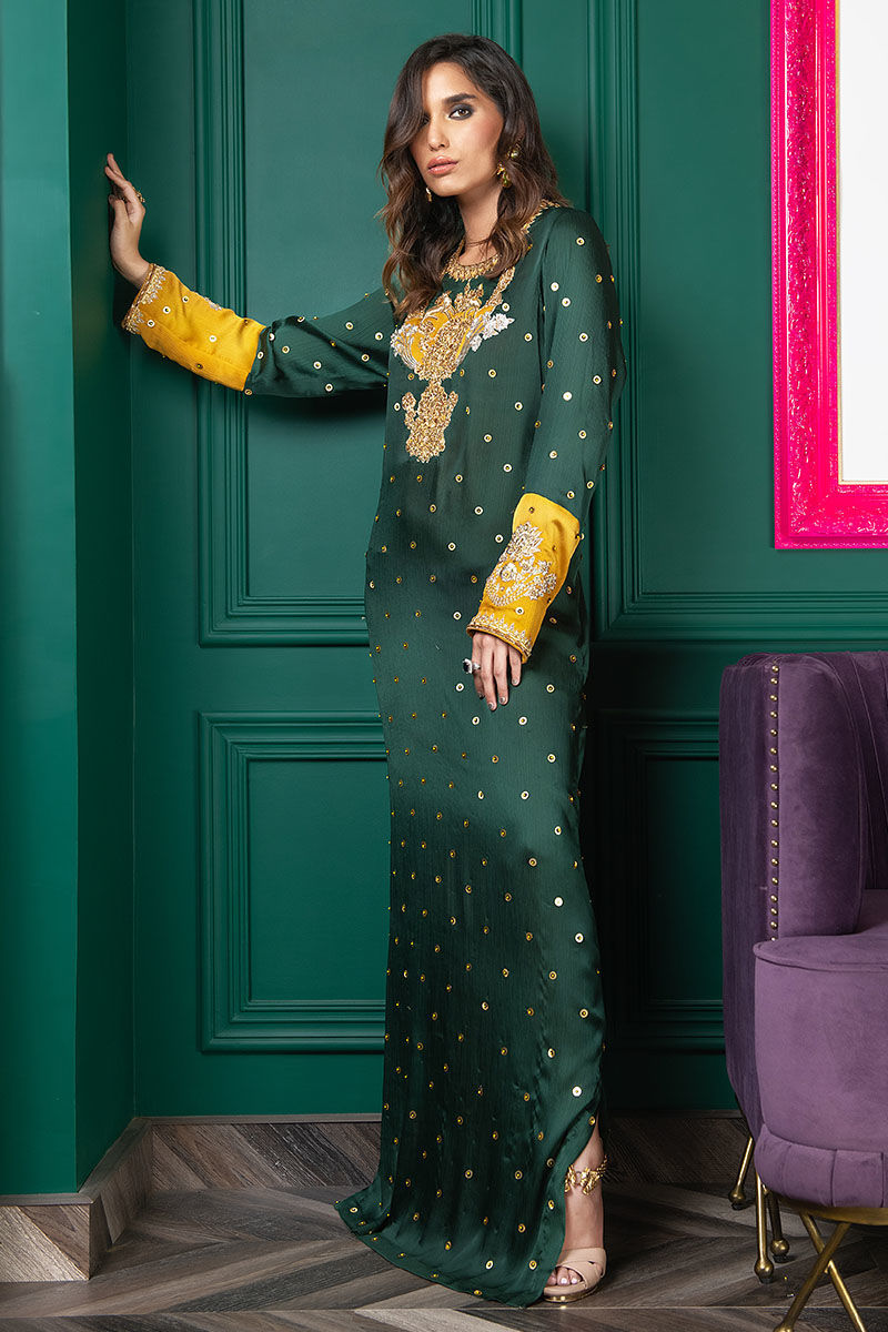 Wardha Saleem | Luxury Pret Fusion Wear | WS22-034 - Riwayat-e-Khas