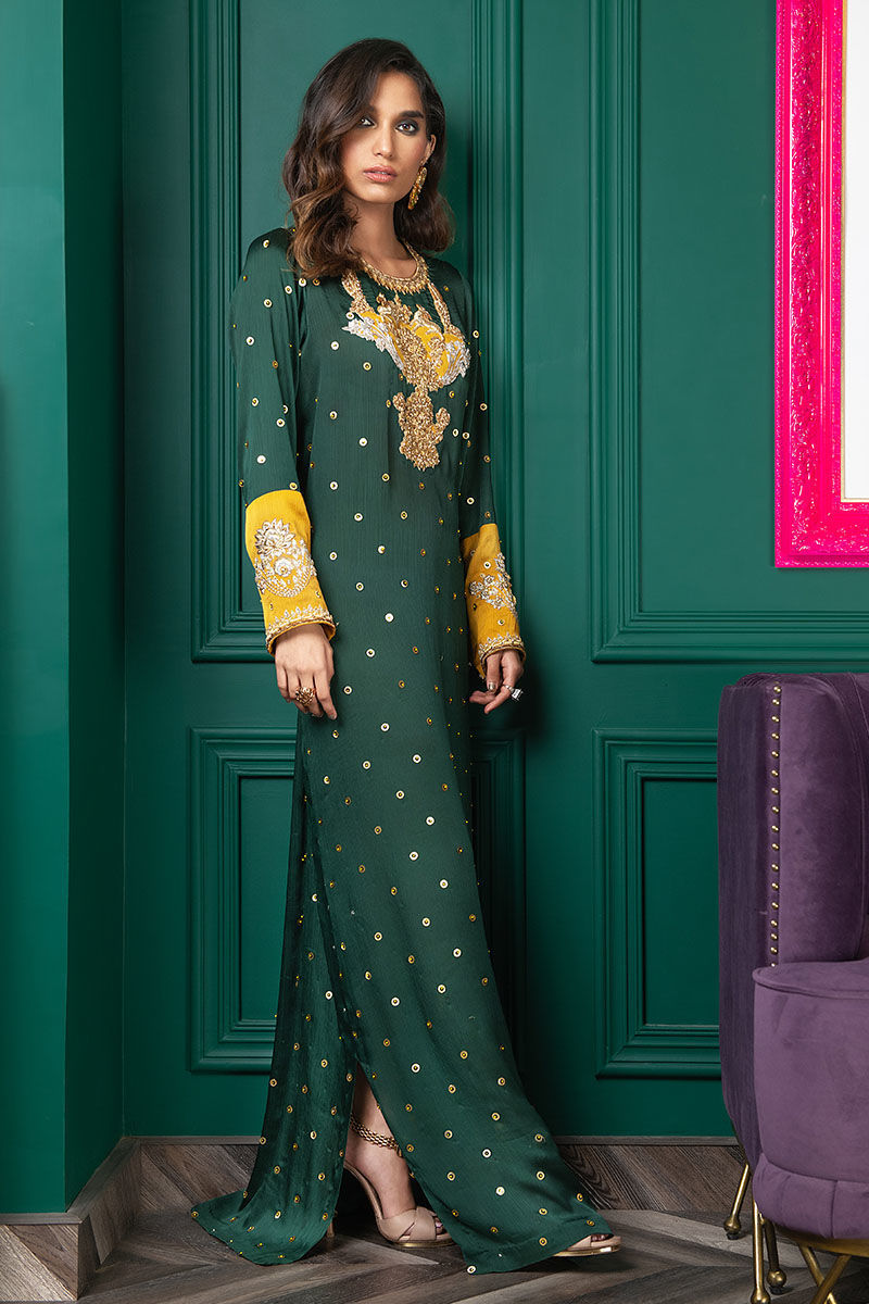 Wardha Saleem | Luxury Pret Fusion Wear | WS22-034 - Riwayat-e-Khas