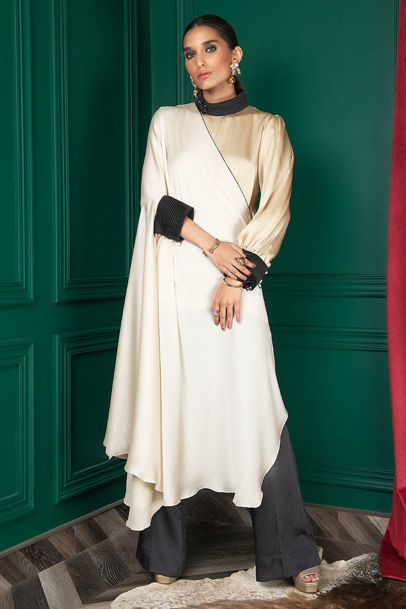 Wardha Saleem | Luxury Pret Fusion Wear | WS22-023 - Riwayat-e-Khas