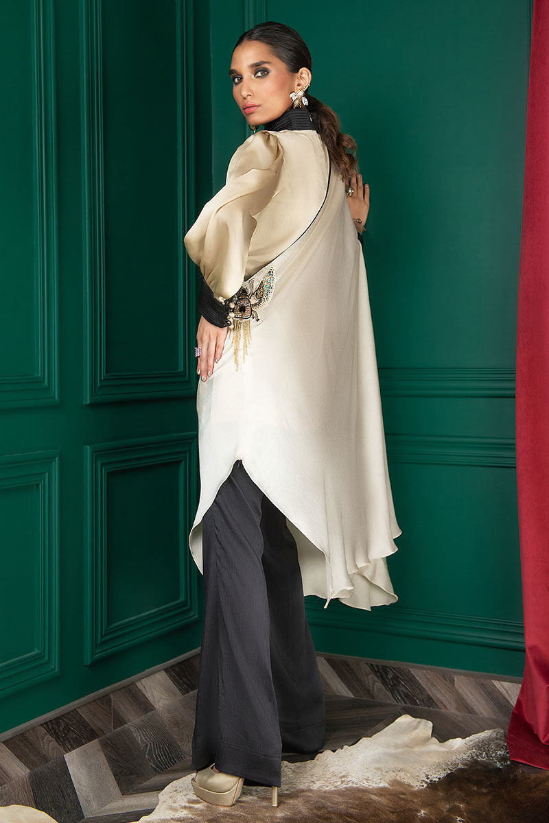 Wardha Saleem | Luxury Pret Fusion Wear | WS22-023 - Riwayat-e-Khas