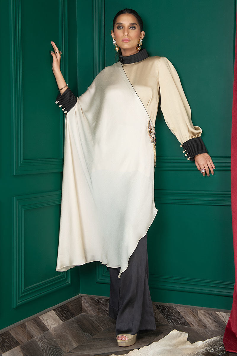 Wardha Saleem | Luxury Pret Fusion Wear | WS22-023 - Riwayat-e-Khas