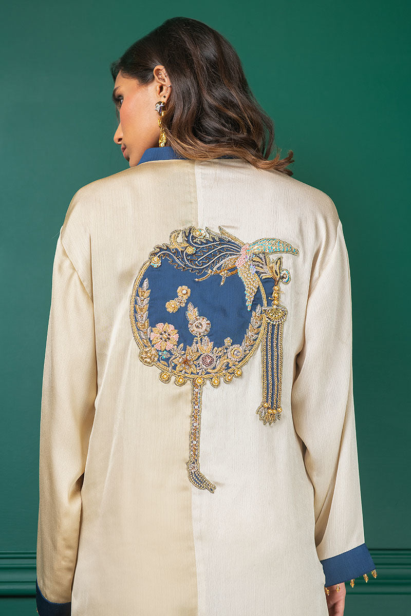 Wardha Saleem | Luxury Pret Fusion Wear | WS22-033 - Riwayat-e-Khas