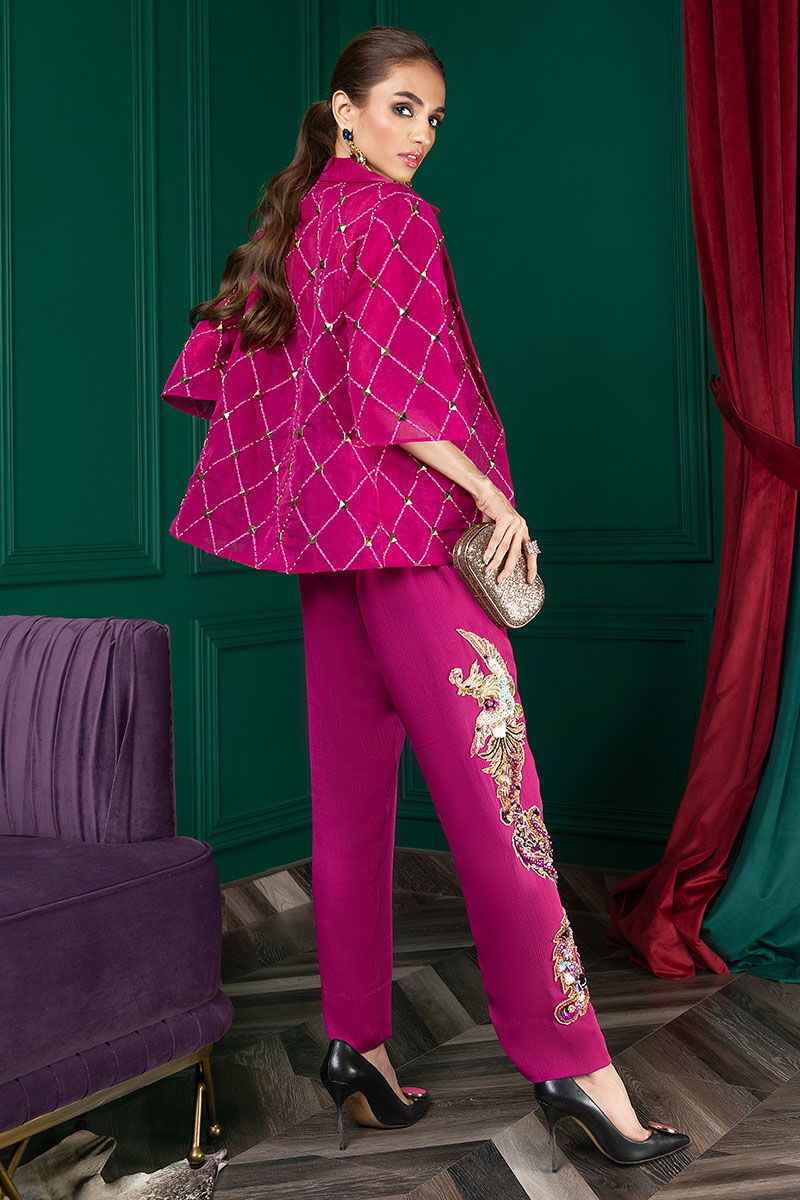 Wardha Saleem | Luxury Pret Fusion Wear | WS22-027 - Riwayat-e-Khas