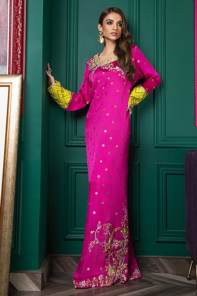 Wardha Saleem | Luxury Pret Fusion Wear | WS22-035 - Riwayat-e-Khas
