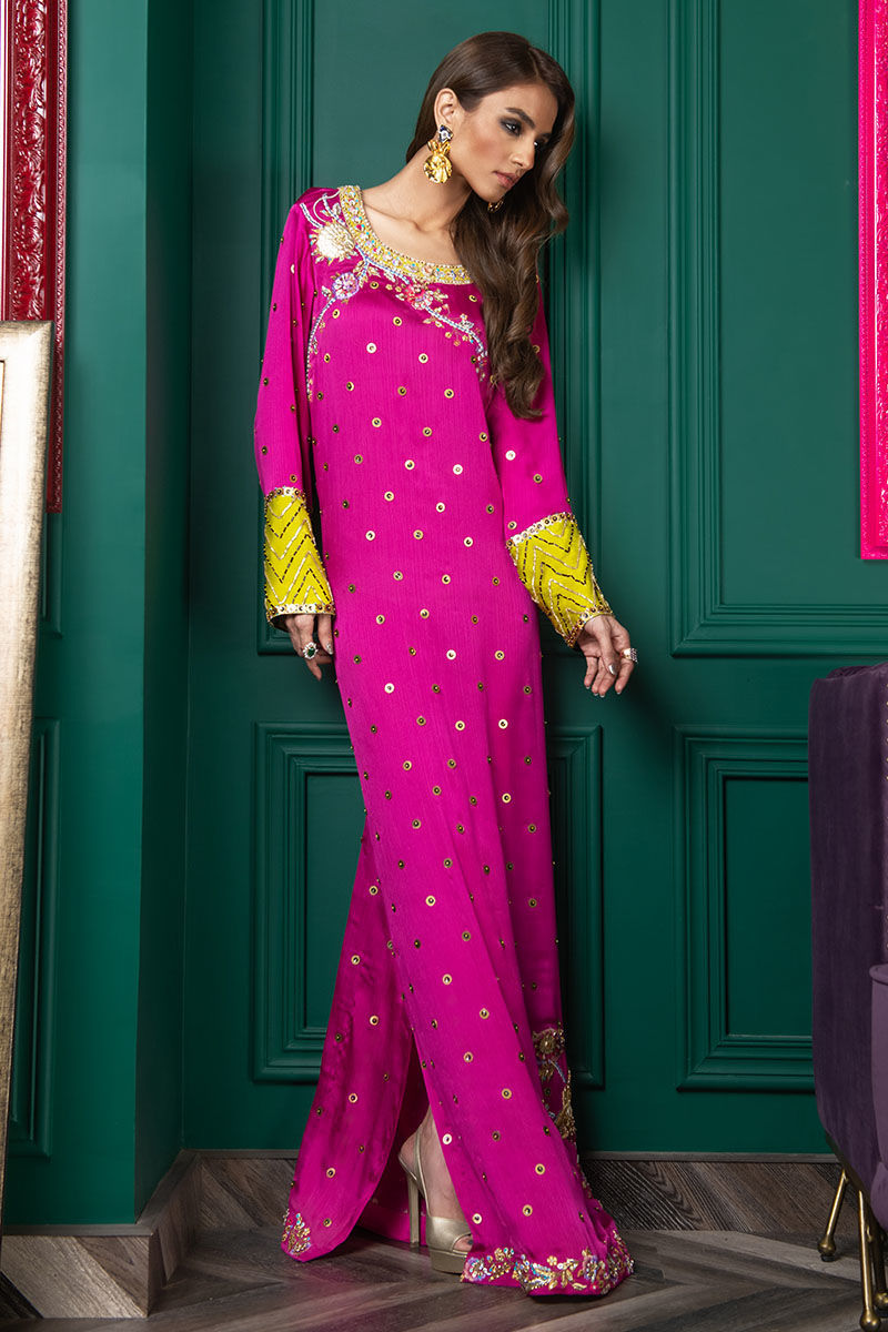 Wardha Saleem | Luxury Pret Fusion Wear | WS22-035 - Riwayat-e-Khas