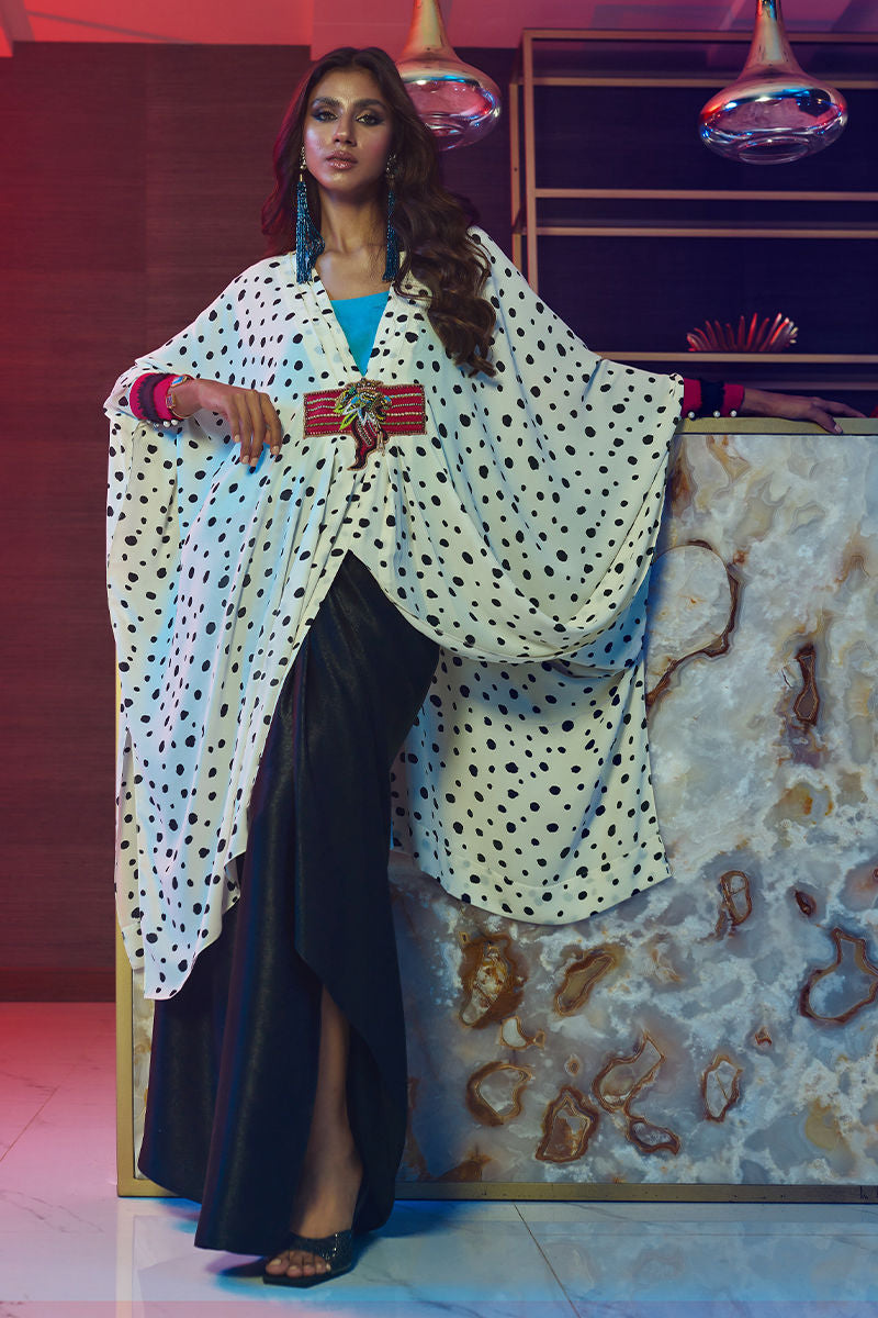 Wardha Saleem | Luxury Pret Fusion Wear | HOT SPOT?????? 3PC FORMAL DRAPE - Riwayat-e-Khas