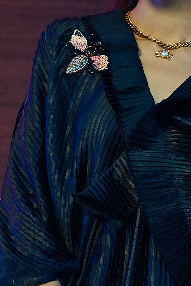 Wardha Saleem | Luxury Pret Fusion Wear | ENVY ?????? 3PC CORD SET - Riwayat-e-Khas