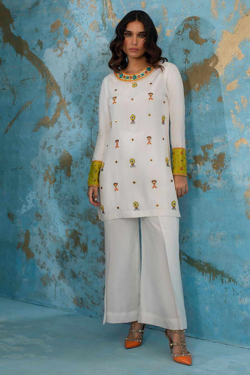 Wardha Saleem | Luxury Pret Fusion Wear | CALL ME NEON - Riwayat-e-Khas