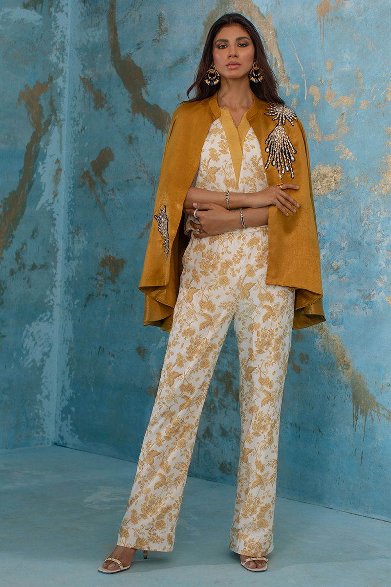 Wardha Saleem | Luxury Pret Fusion Wear | SUNSHINE - Riwayat-e-Khas