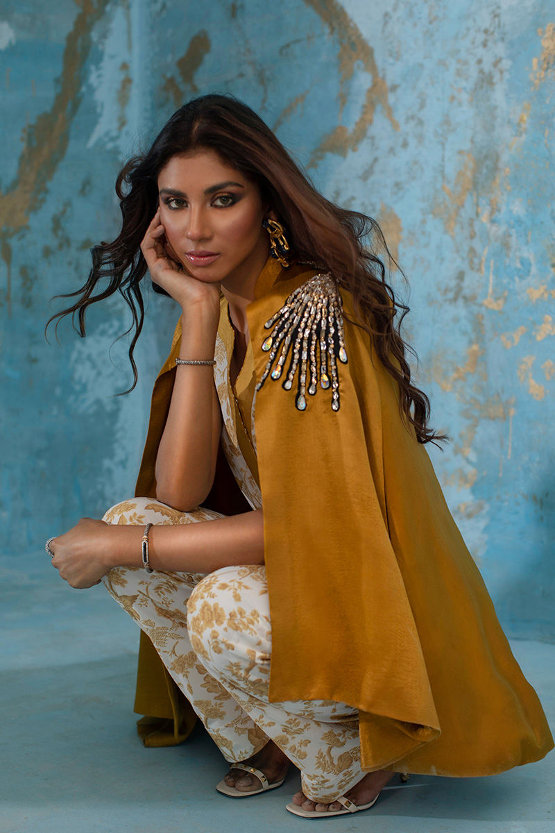 Wardha Saleem | Luxury Pret Fusion Wear | SUNSHINE - Riwayat-e-Khas