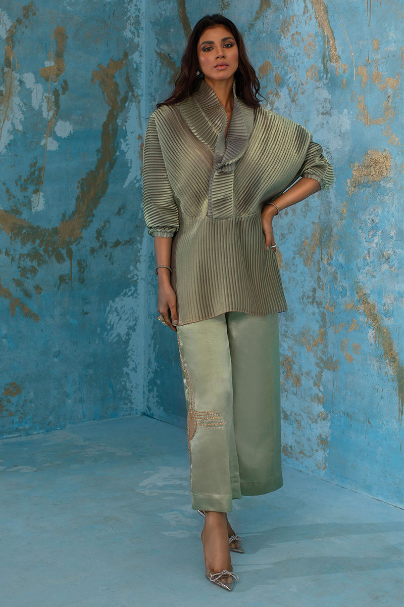 Wardha Saleem | Luxury Pret Fusion Wear | LUNA - Riwayat-e-Khas