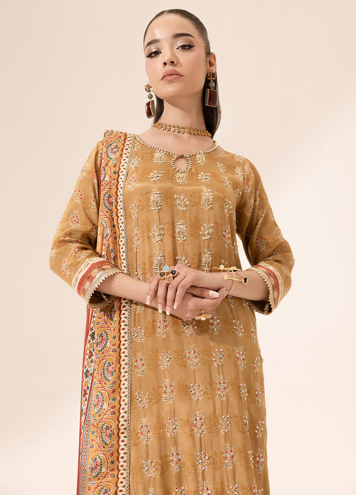 Sahane | Suay Silk Handwork Edit | CT-15002 MAYA - SUAY - Riwayat-e-Khas