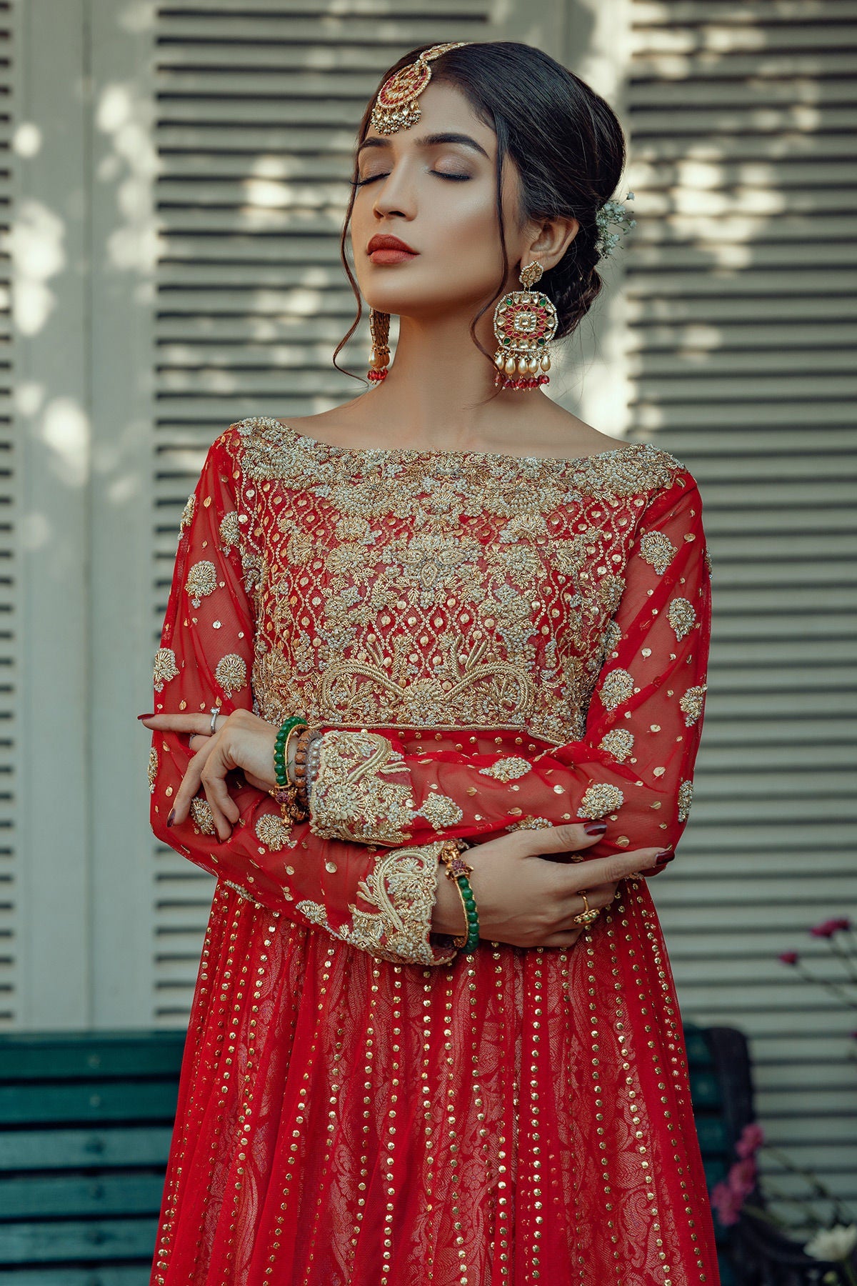 Annus Abrar | Festive Formal | Mira Crimson