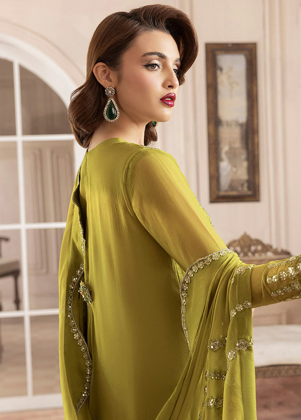 Sahane | Elyssa Festive Chiffon | CT-19001 Eve - ELYSSA - Riwayat-e-Khas