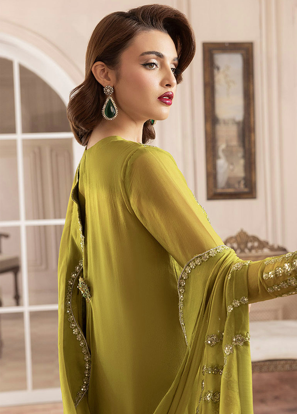 Sahane | Elyssa Festive Chiffon | CT-19001 Eve - ELYSSA - Riwayat-e-Khas