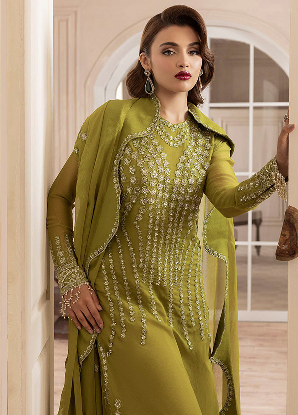 Sahane | Elyssa Festive Chiffon | CT-19001 Eve - ELYSSA - Riwayat-e-Khas