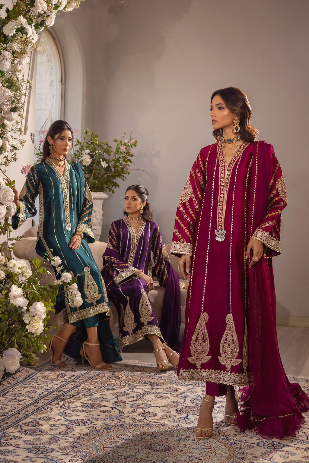 Annus Abrar | Designer Picks 24 | VISAAL EMERALD - SHIRT AND DUPATTA