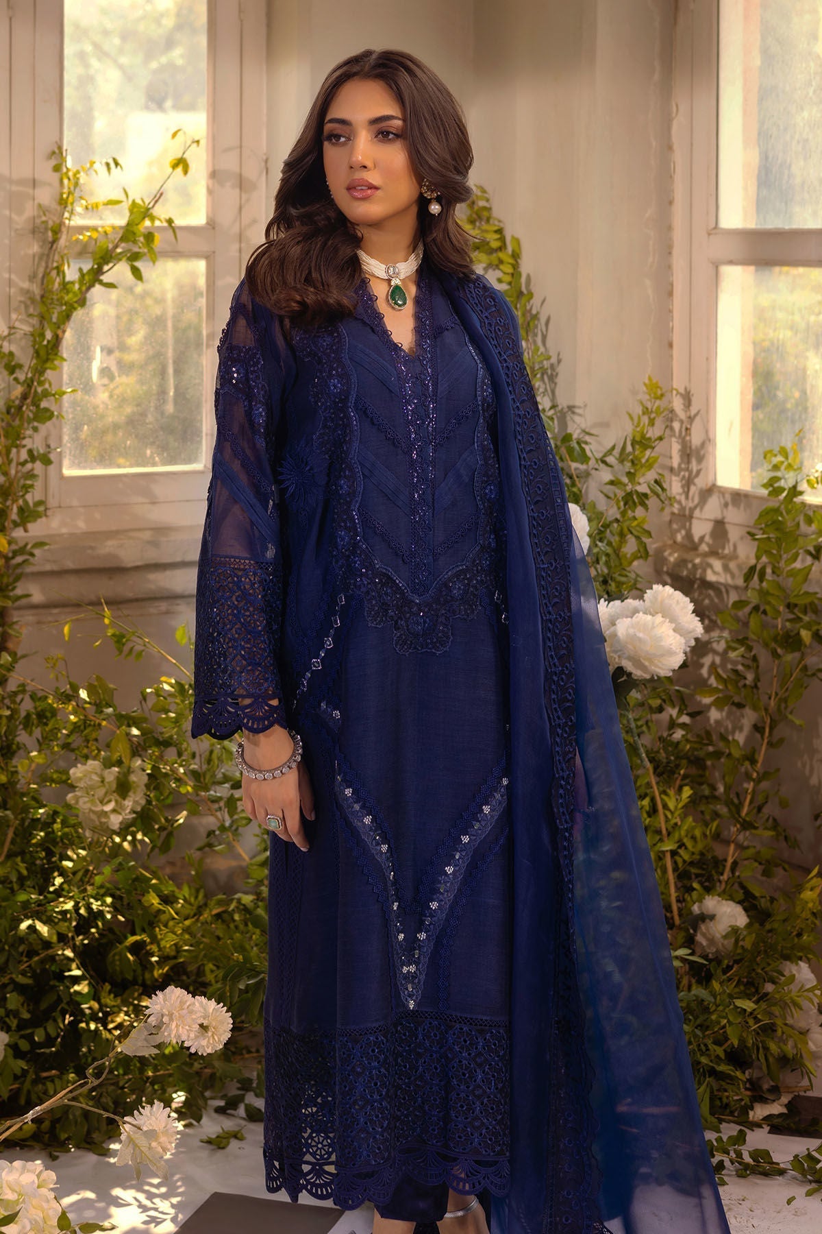 Annus Abrar | Designer Picks 24 | MISHKA MIDNIGHT BLUE - SHIRT AND PANTS
