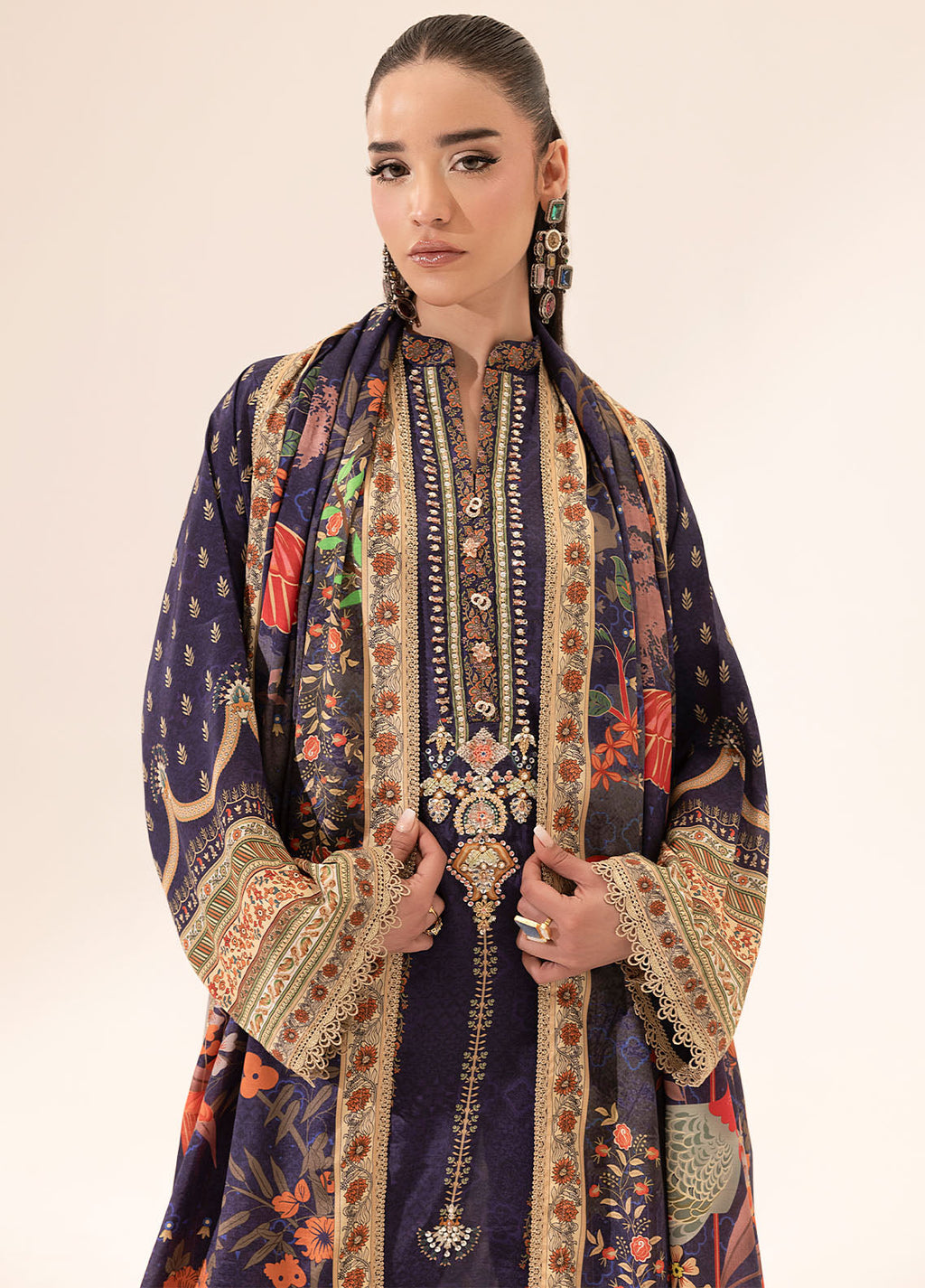 Sahane | Suay Silk Handwork Edit | CT-15006 ETHER - SUAY - Riwayat-e-Khas