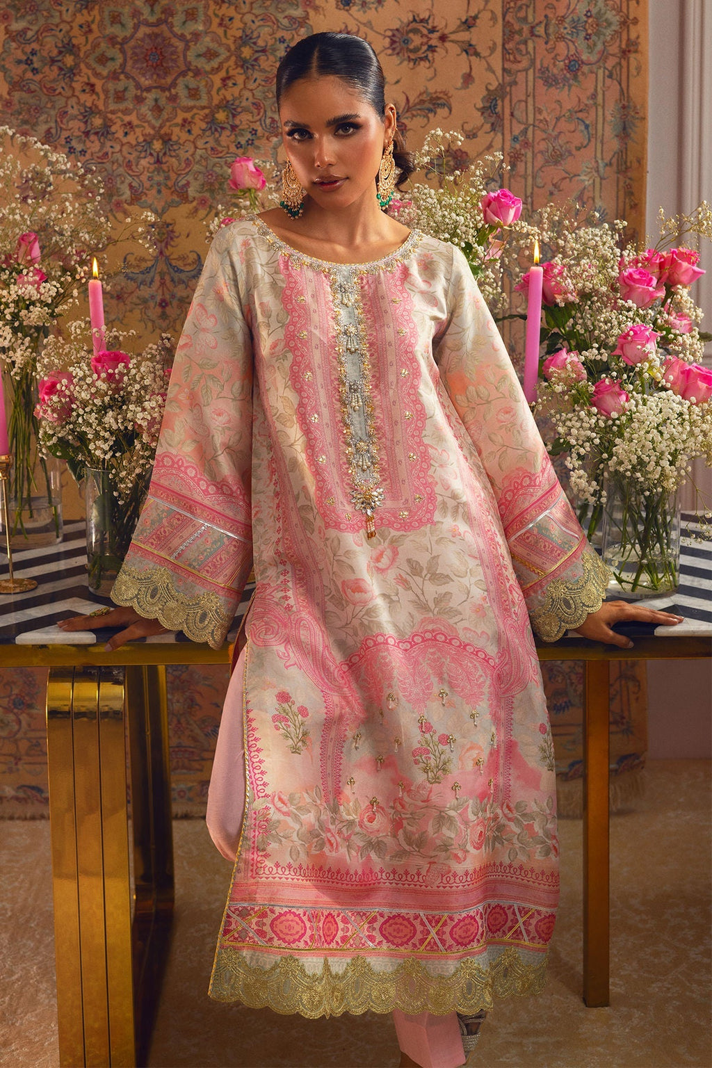 Annus Abrar | Lime Luxe Silk | Kira