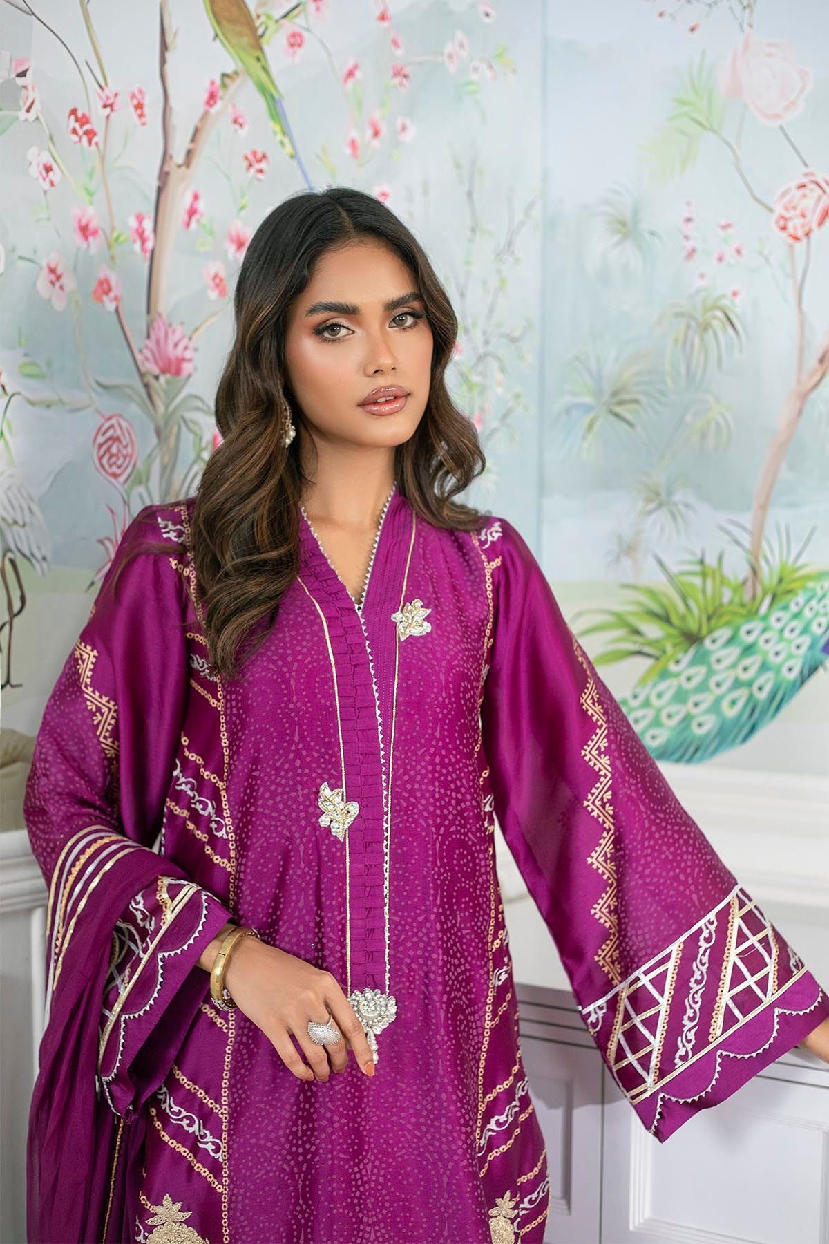 Annus Abrar | Sehr Eid Luxe | Emery - Violet