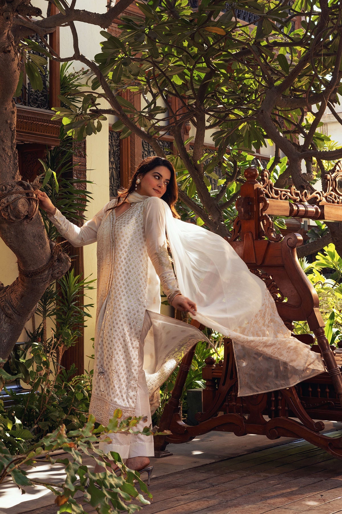Annus Abrar | The Family Edit 26 | Emory - Shirt , Pants and Dupatta