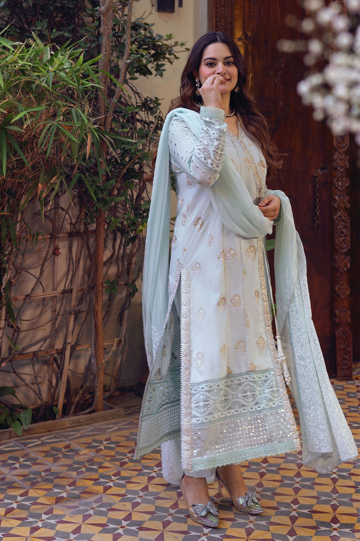 Annus Abrar | The Family Edit 26 | Amora - Shirt, Pants and Dupatta