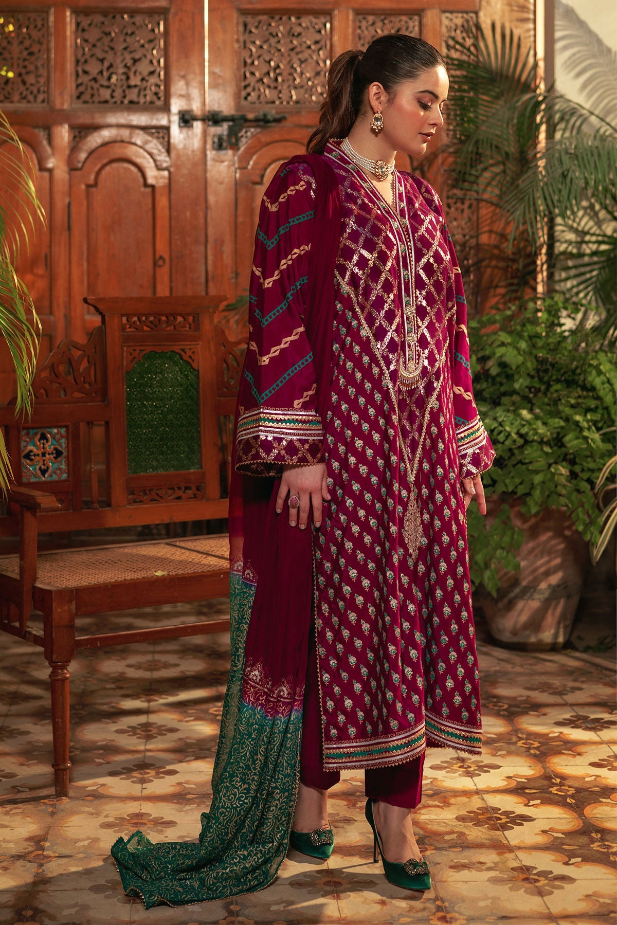 Annus Abrar | The Family Edit 26 | Serena - Shirt, Pants and Dupatta