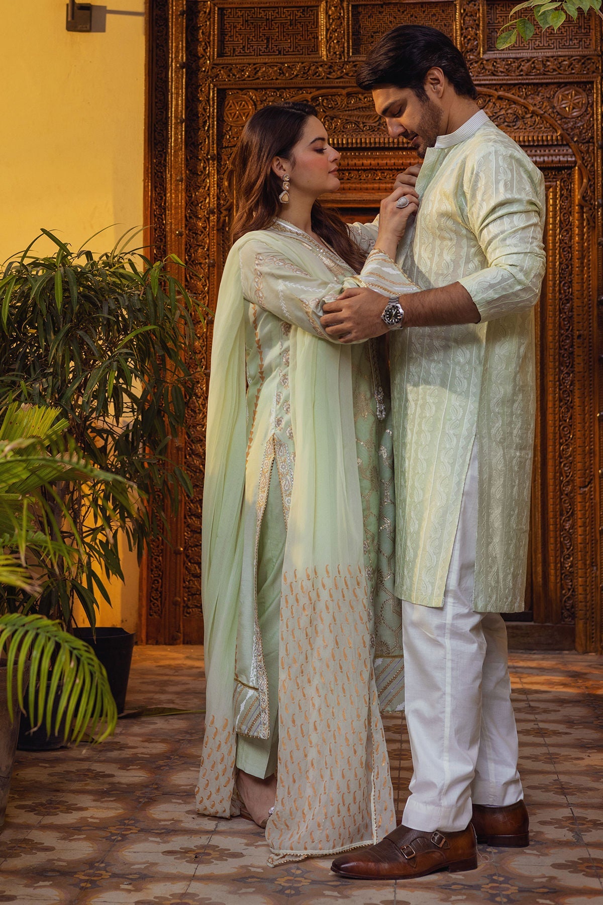 Annus Abrar | The Family Edit 26 | Sera - Shirt, Pants and Dupatta
