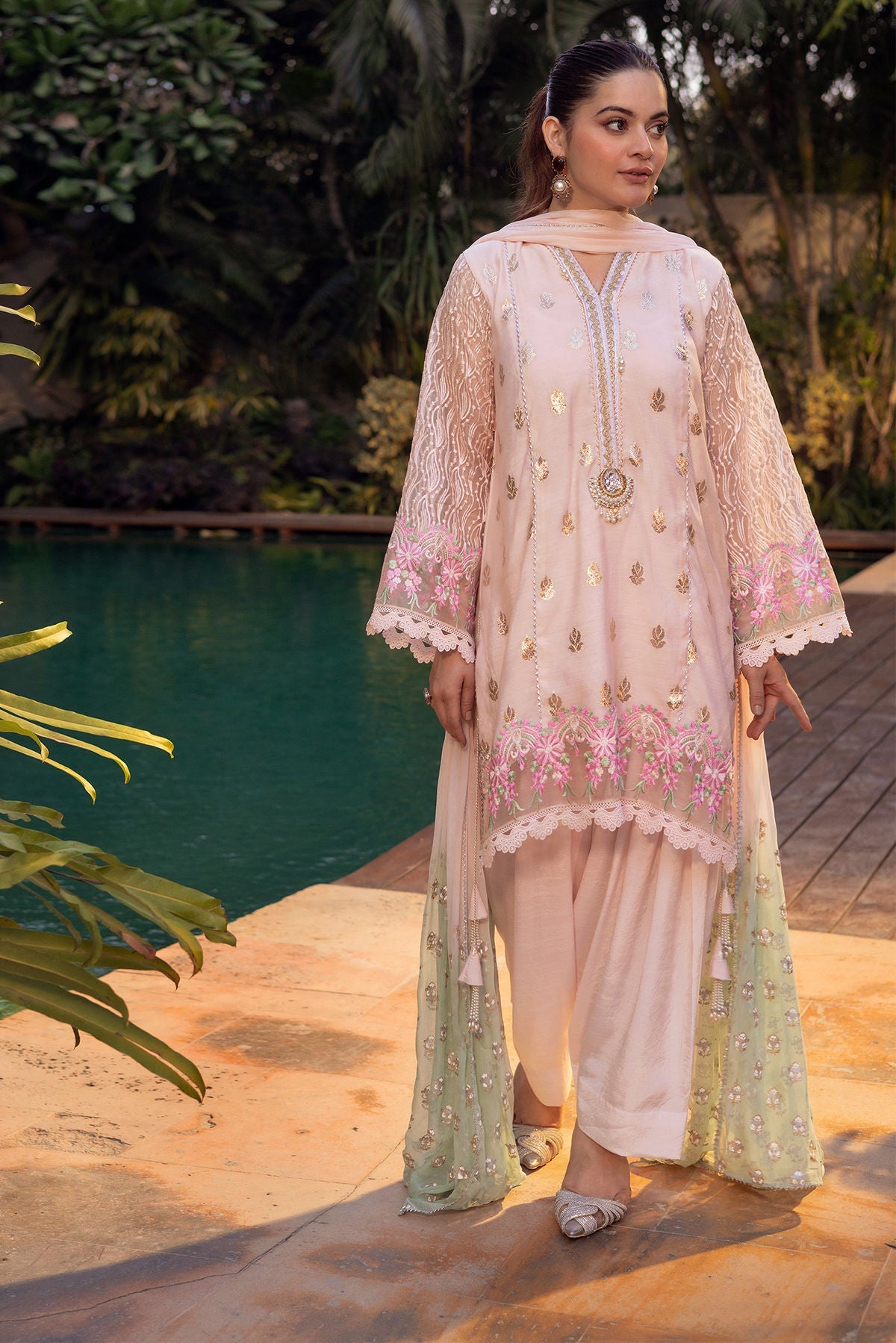 Annus Abrar | The Family Edit 26 | Limara - Shirt, Shalwar and Dupatta