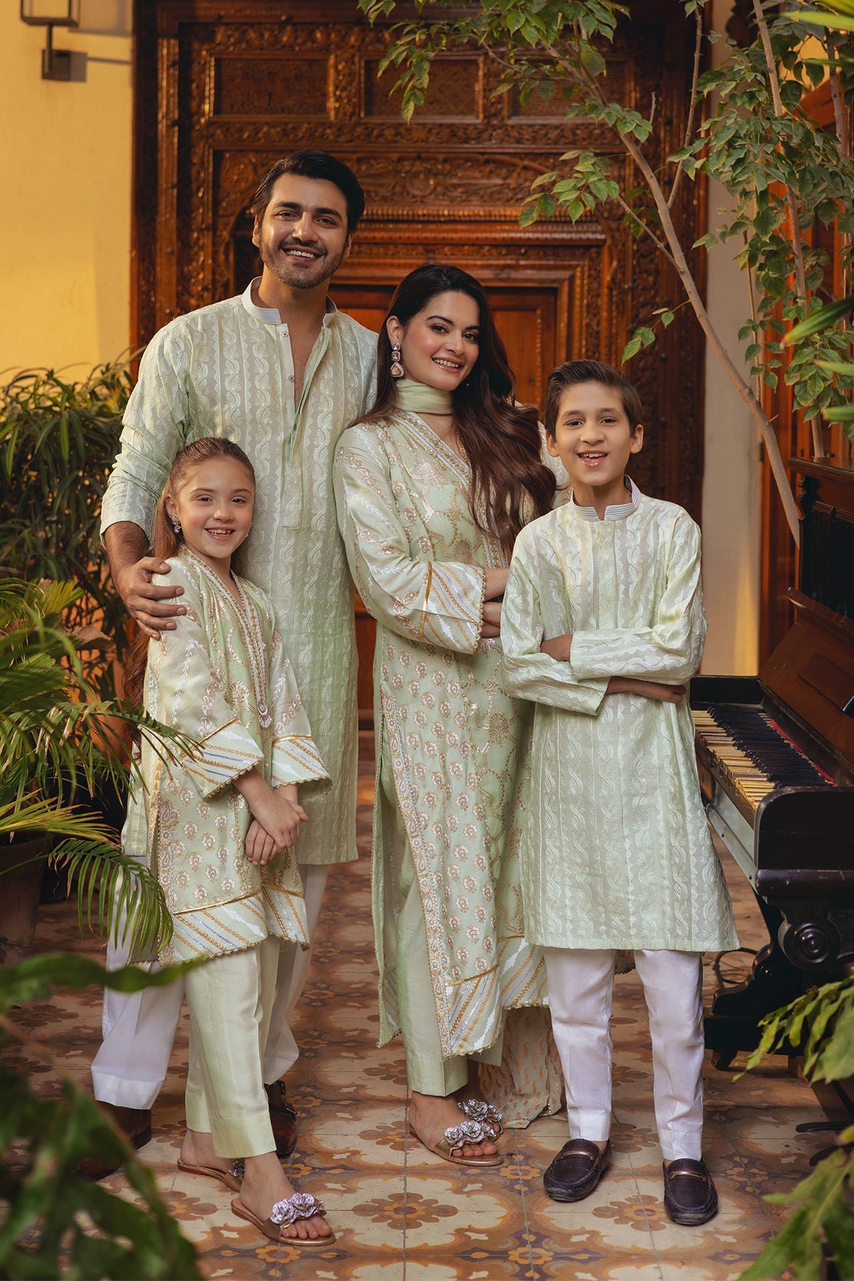 Annus Abrar | The Family Edit 26 | Sera - Shirt, Pants and Dupatta
