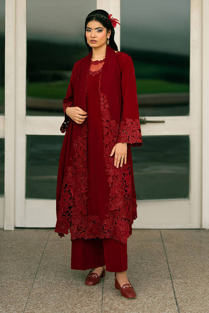 MNR | Chai Coffee Vol 5 - Eid Edit'26 | CHERRY RED WITH DUPATTA