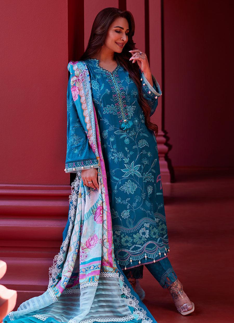 Farah Talib Aziz - Moanna Teal - House Of Anaya