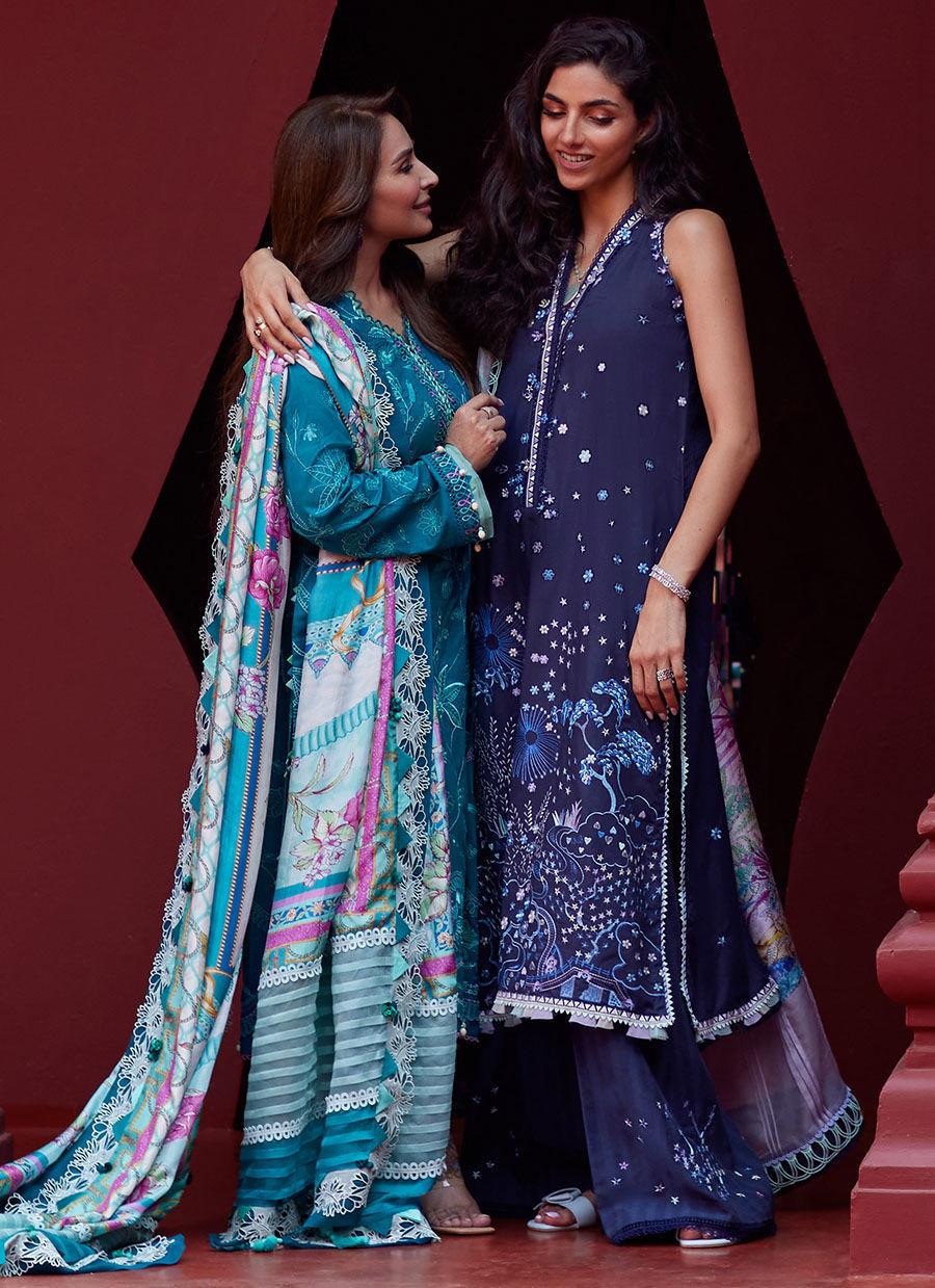 Farah Talib Aziz - Moanna Teal - House Of Anaya
