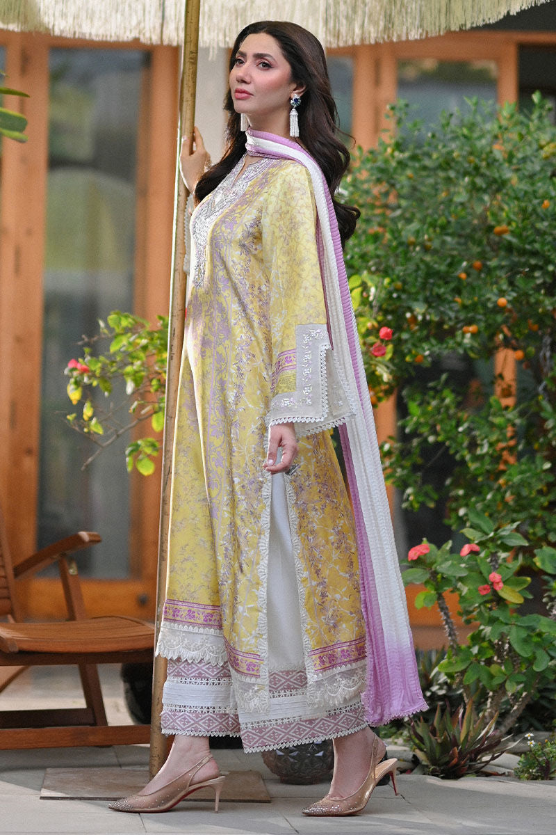 Ansab Jahangir | Digital Silk | Paloma Shirt and Dupatta