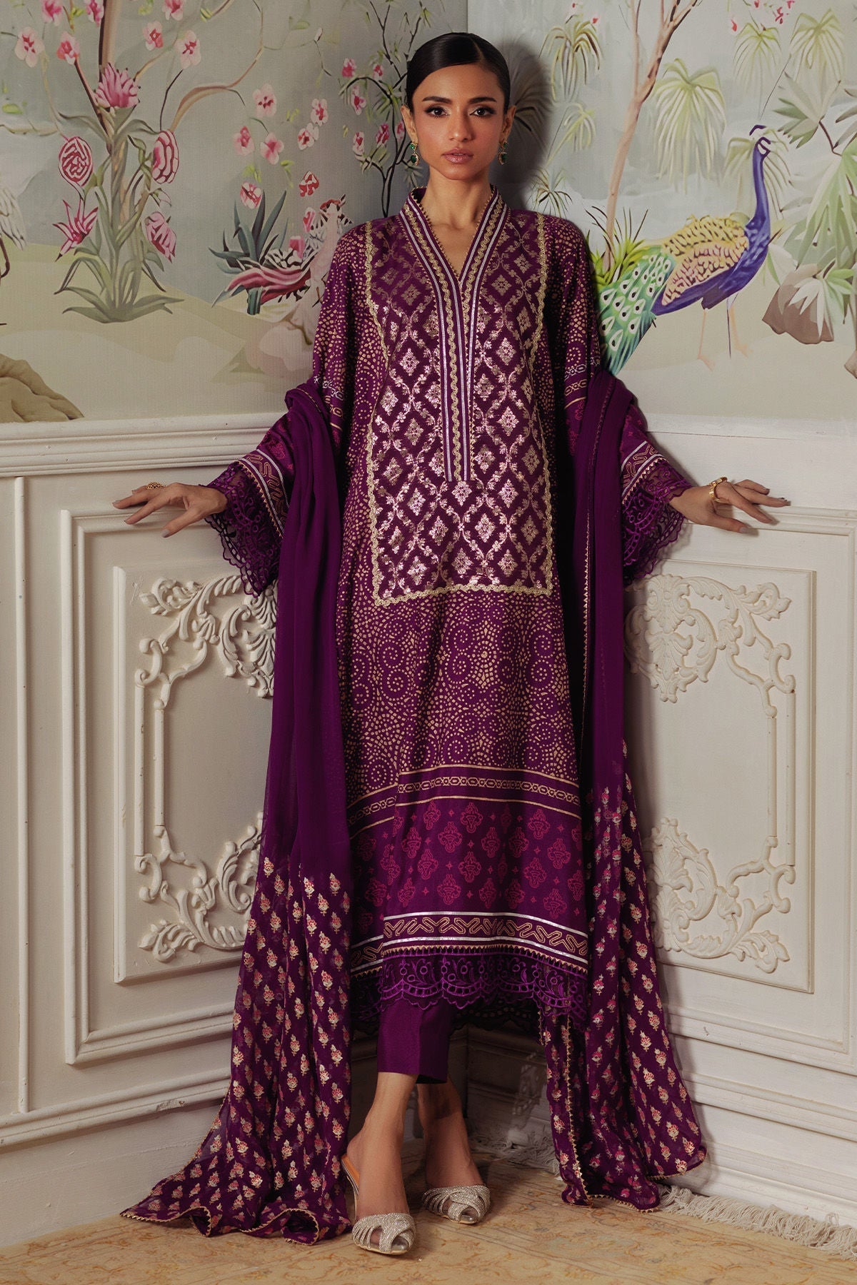 Annus Abrar | Elemental Festive | Hurmia (Shirt, Pants and Dupatta)