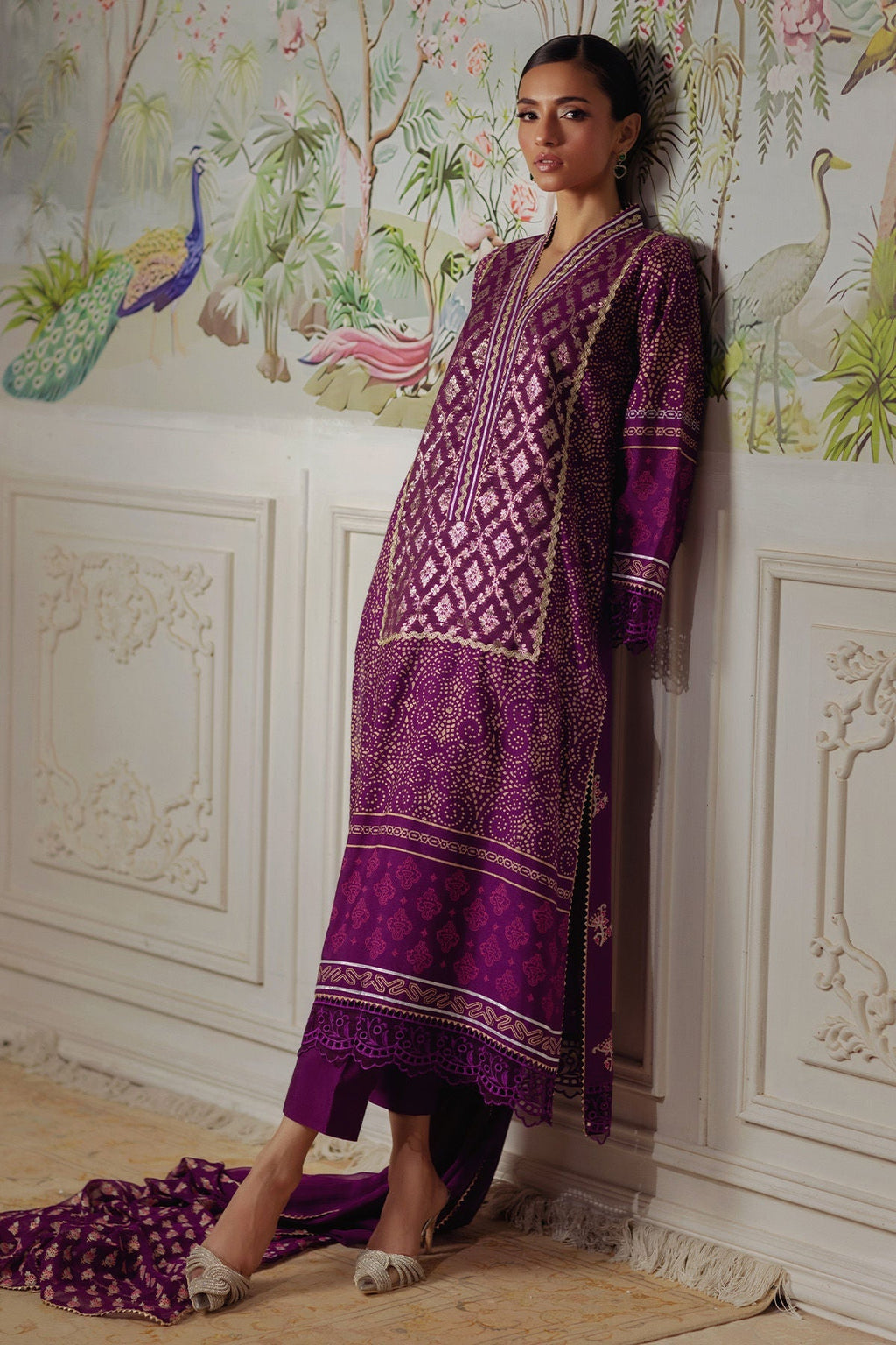 Annus Abrar | Elemental Festive | Hurmia (Shirt, Pants and Dupatta)