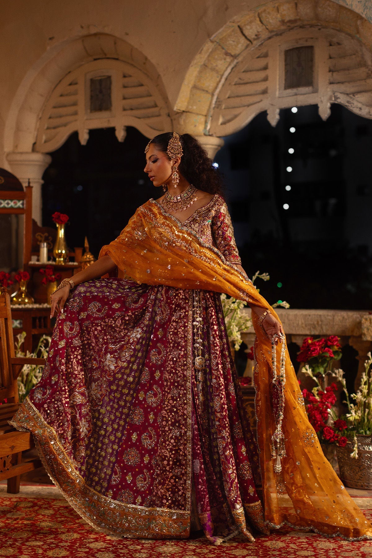 Annus Abrar | Festive Formal | Taleena Angharka Pishwas
