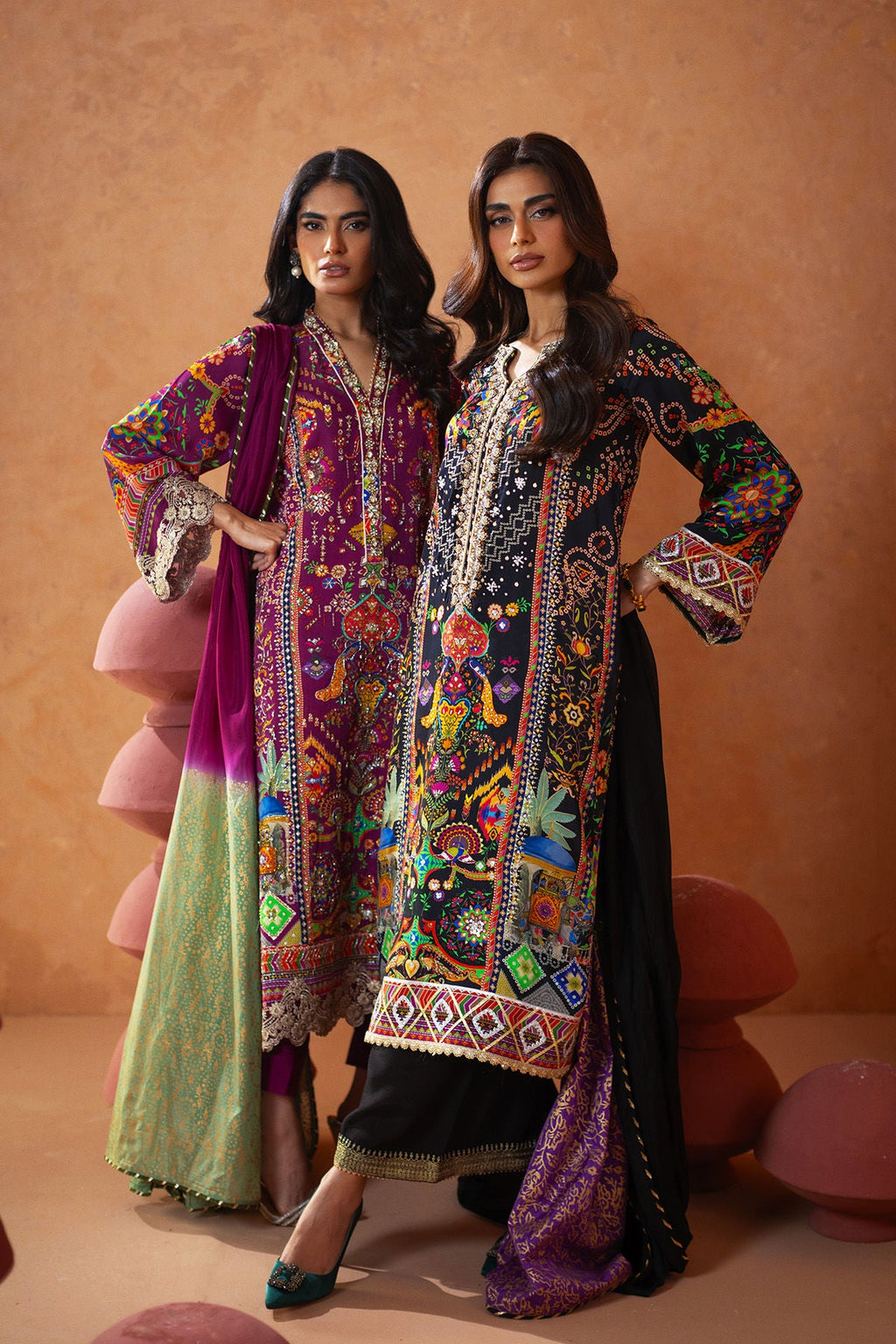 Annus Abrar | Lima Luxe Silk | Veda (Shirt and Dupatta)