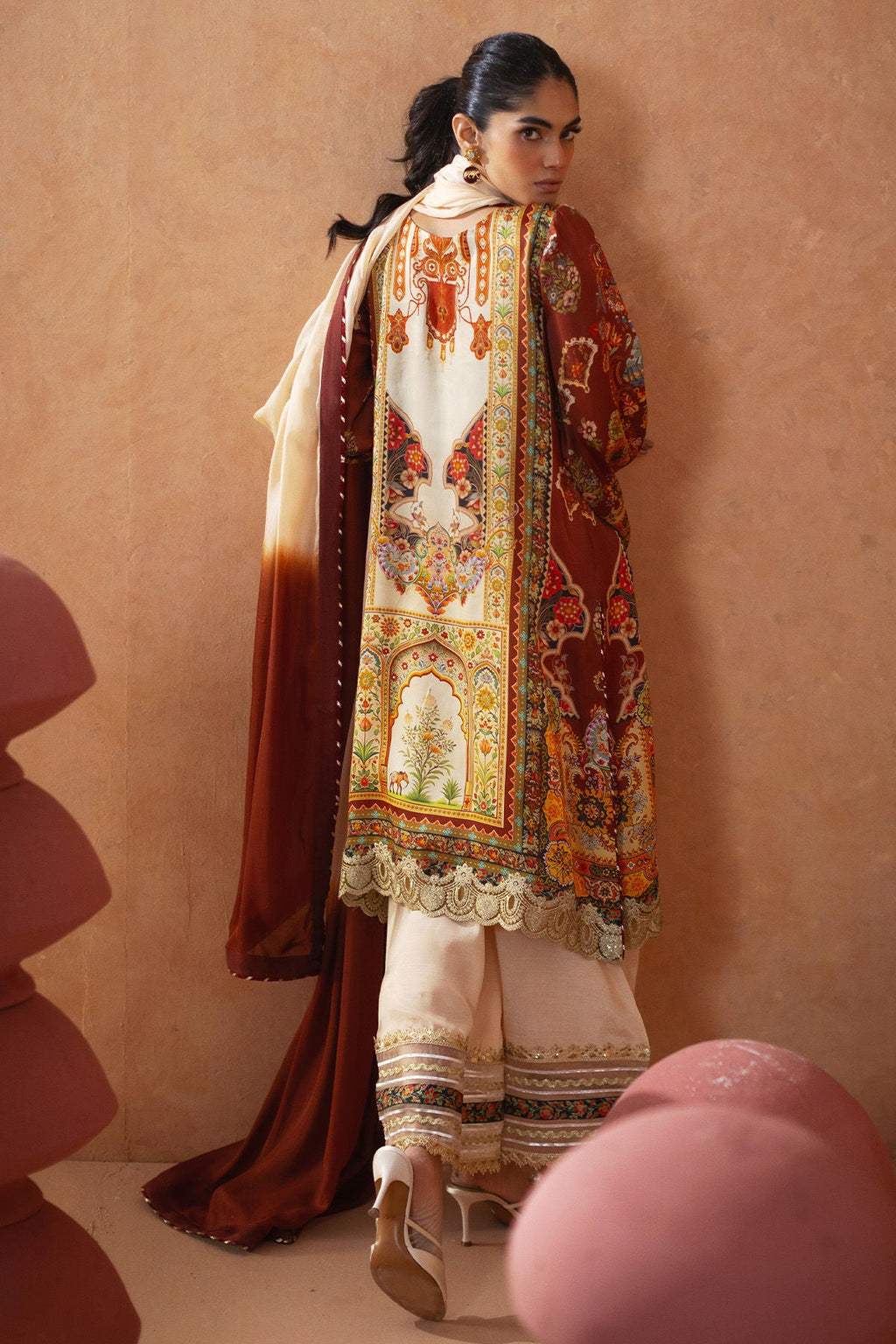 Annus Abrar | Lima Luxe Silk | Kaira (Shirt and Dupatta)