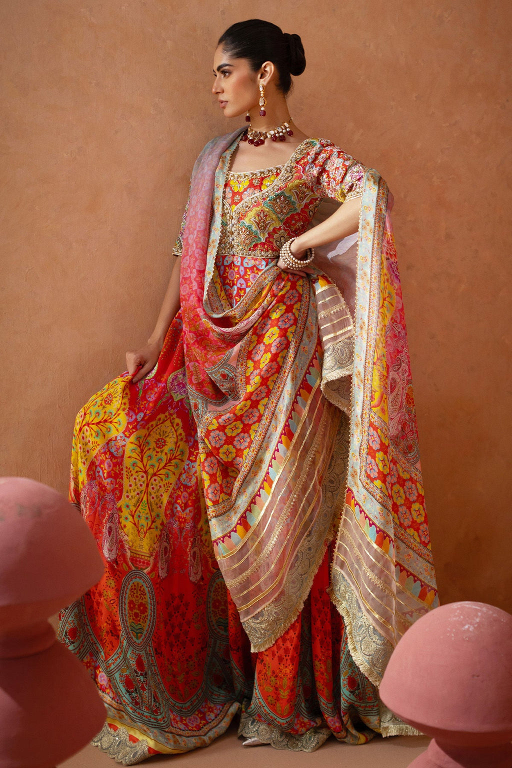Annus Abrar | Lima Luxe Silk | Aneera Kalidar (Kalidar, Pants and Dupatta)