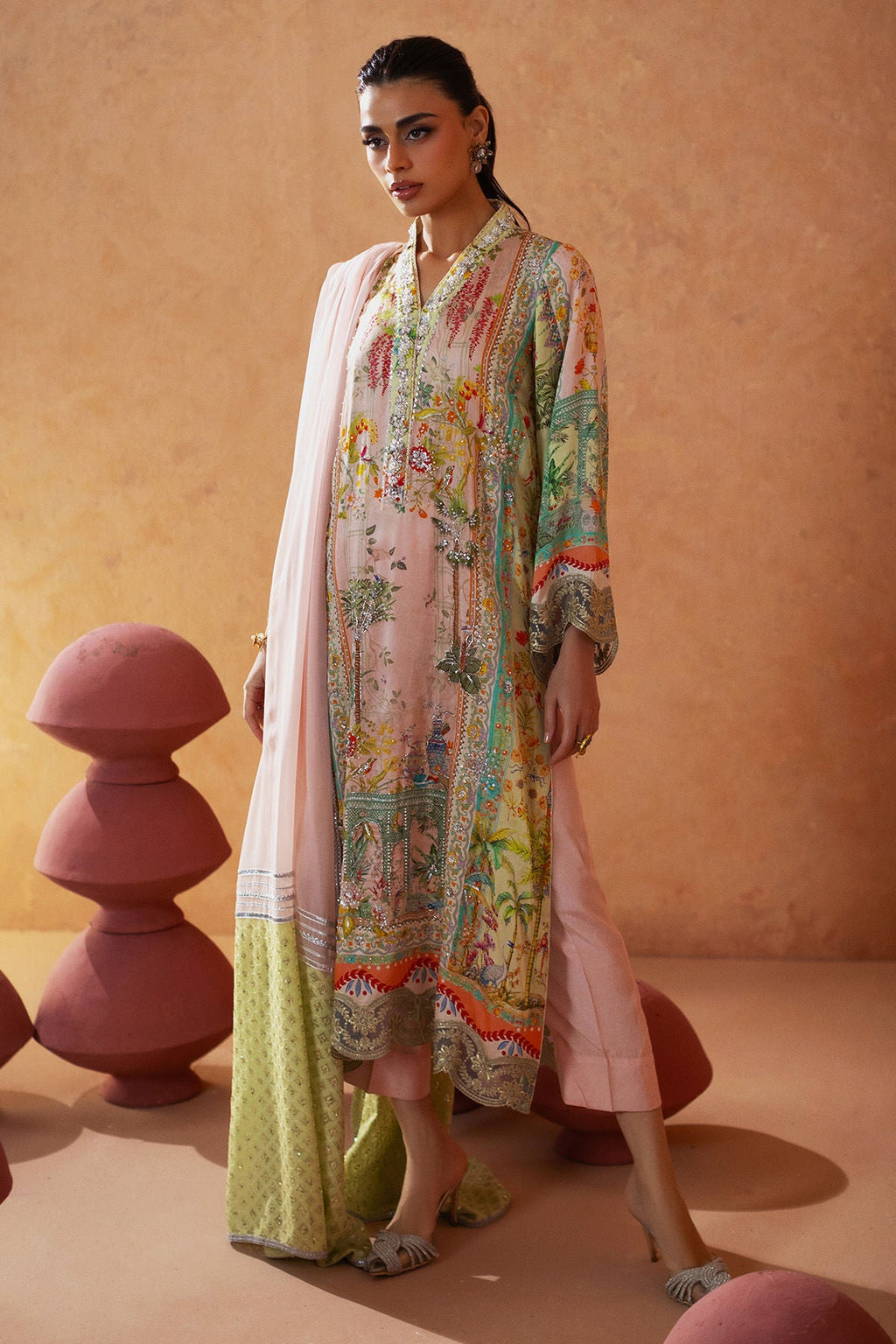 Annus Abrar | Lima Luxe Silk | Eira (Shirt and Pants)