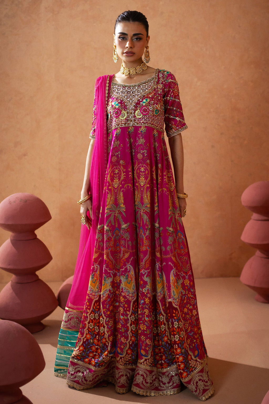 Annus Abrar | Lima Luxe Silk | Relana Kalidar (Kalidar, Pants and Dupatta)