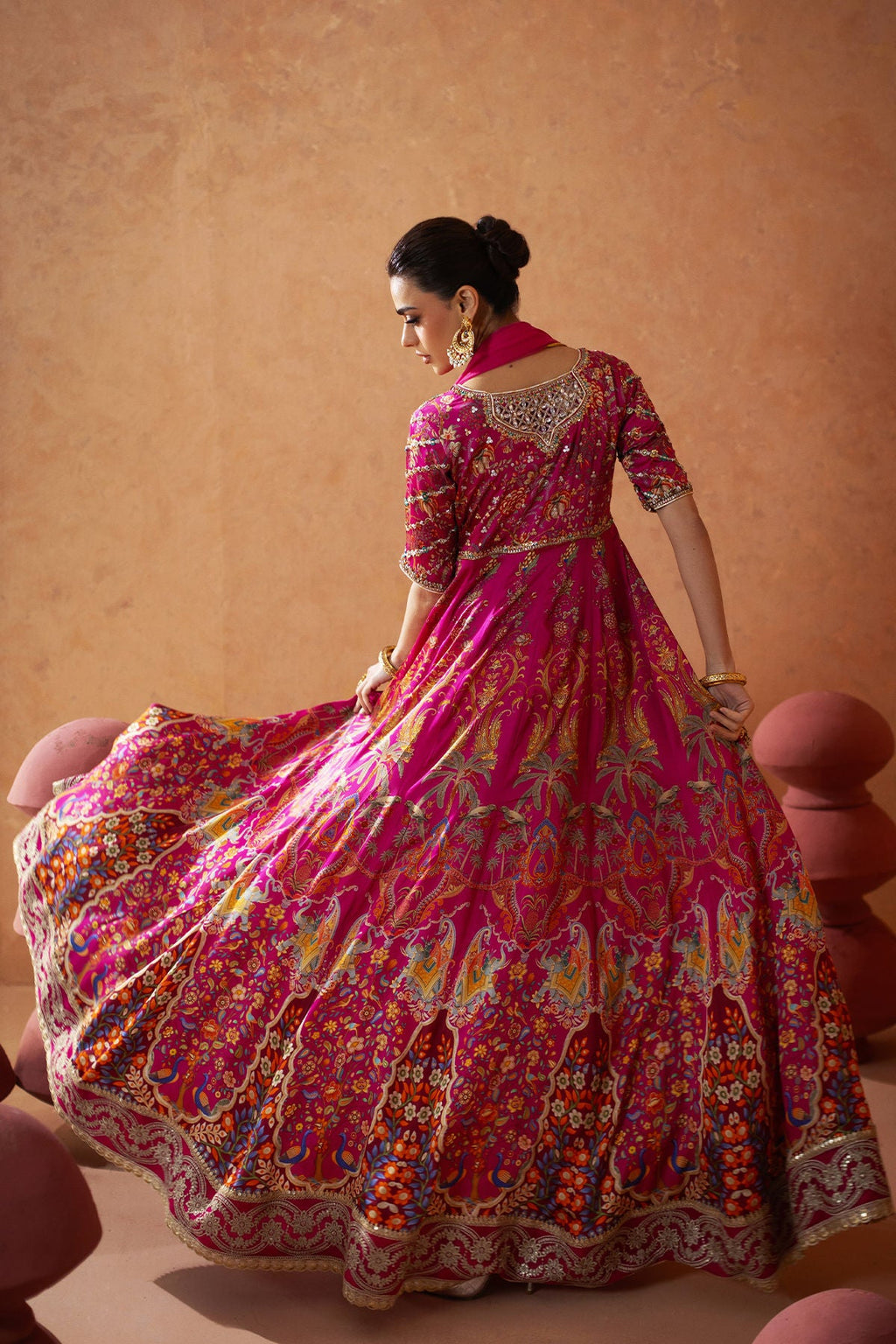 Annus Abrar | Lima Luxe Silk | Relana Kalidar (Kalidar, Pants and Dupatta)